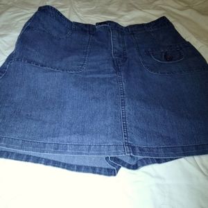 Denim SKORT